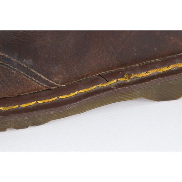 Vtg 90s Dr Martens Mens UK 6 US 7 Distressed Chunky Leather Shoes Oxfords Brown main image 5